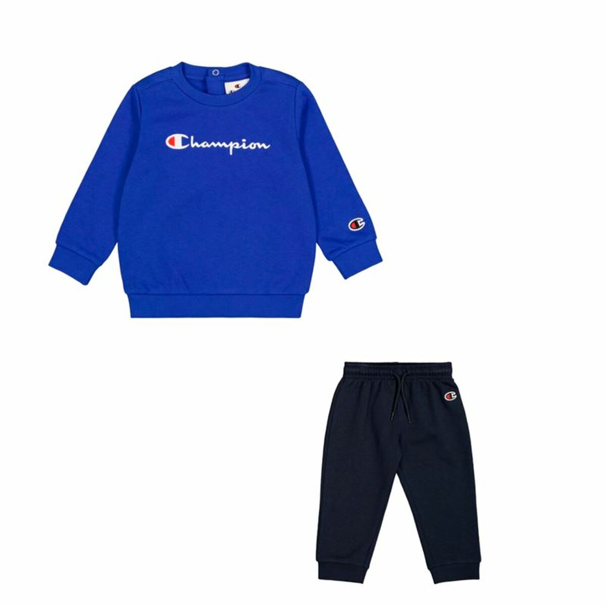 Sports Outfit for Baby Champion Crewneck Suit Blue Sports Outfit for Baby Champion Crewneck Suit Blue