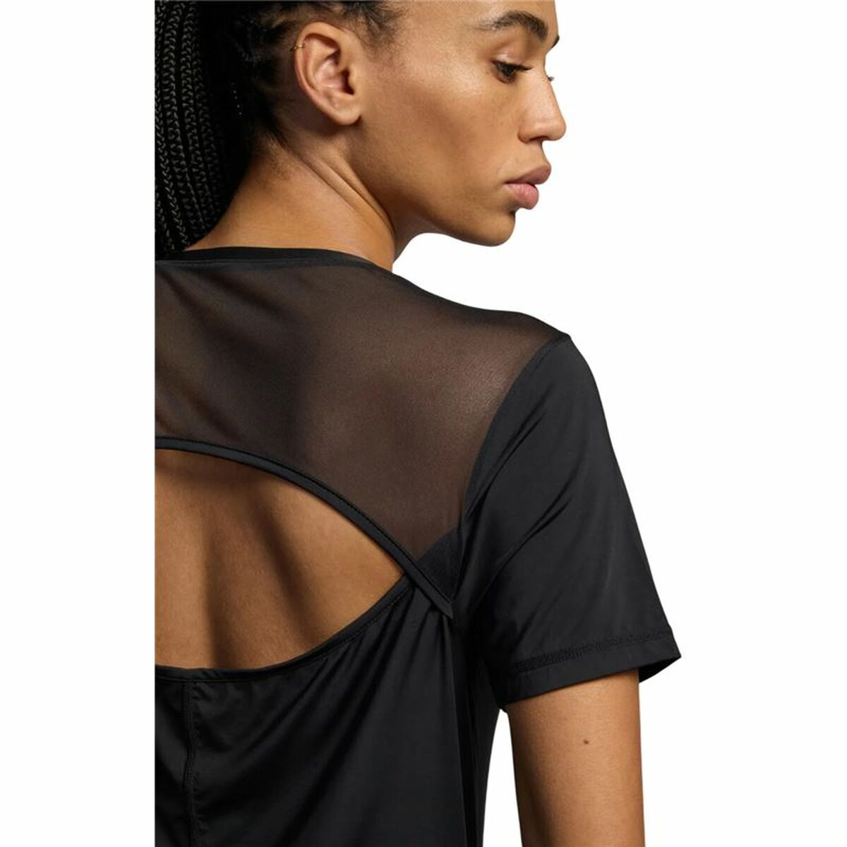 Women’s Short Sleeve T-Shirt Champion Champion Black