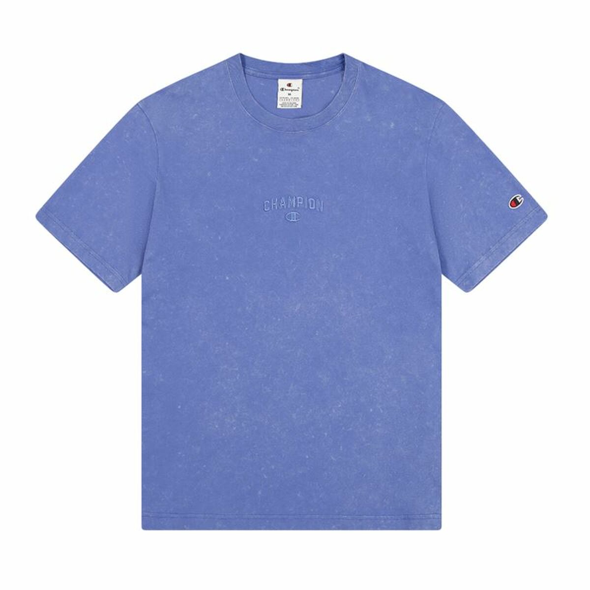 Menâs Short Sleeve T-Shirt Champion Champion SS Svb Blue Indigo Menâs Short Sleeve T-Shirt Champion Champion SS Svb Blue Indigo