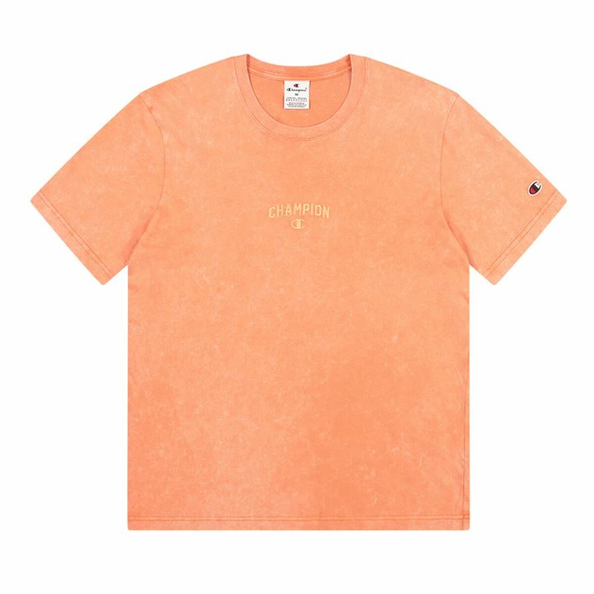 Menâs Short Sleeve T-Shirt Champion SS Orange Menâs Short Sleeve T-Shirt Champion SS Orange
