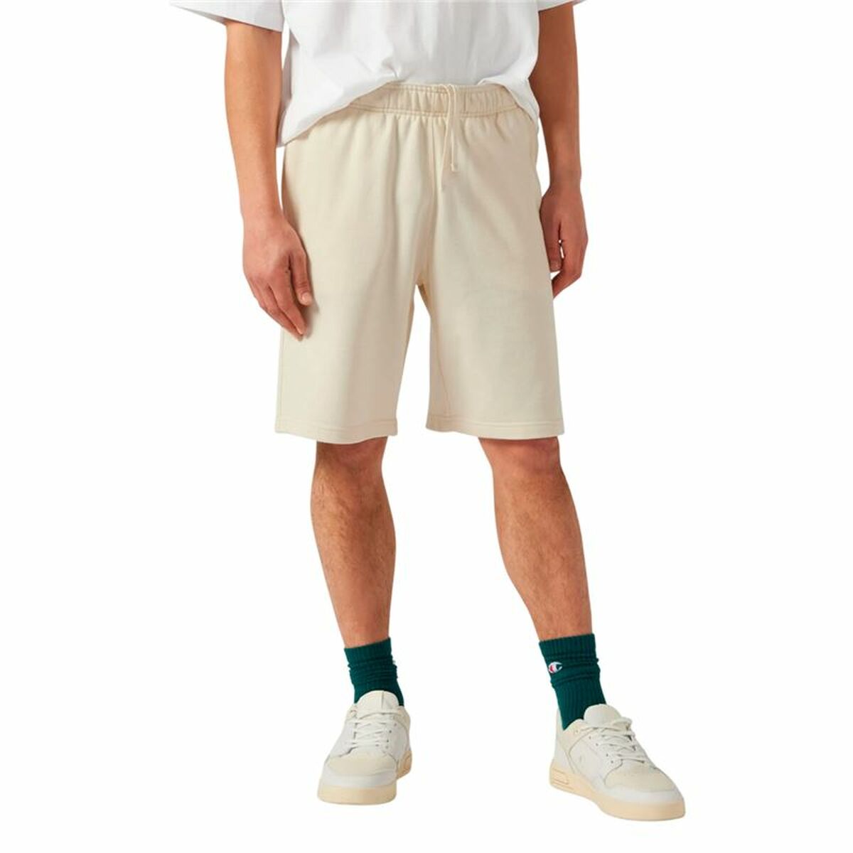 Men’s Shorts Champion Long White Natural
