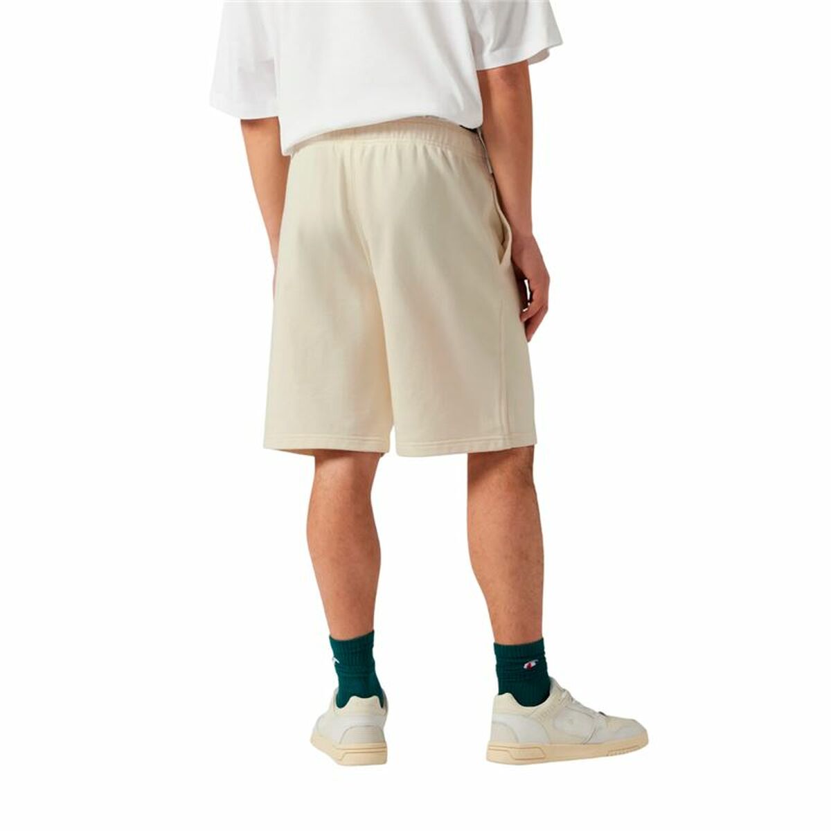 Men’s Shorts Champion Long White Natural