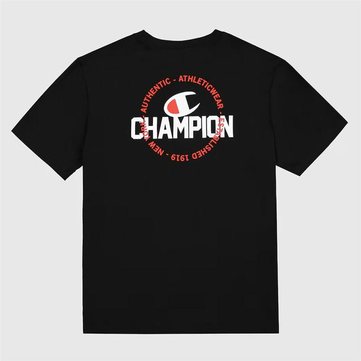 Men’s Short Sleeve T-Shirt Champion Champion SS Black