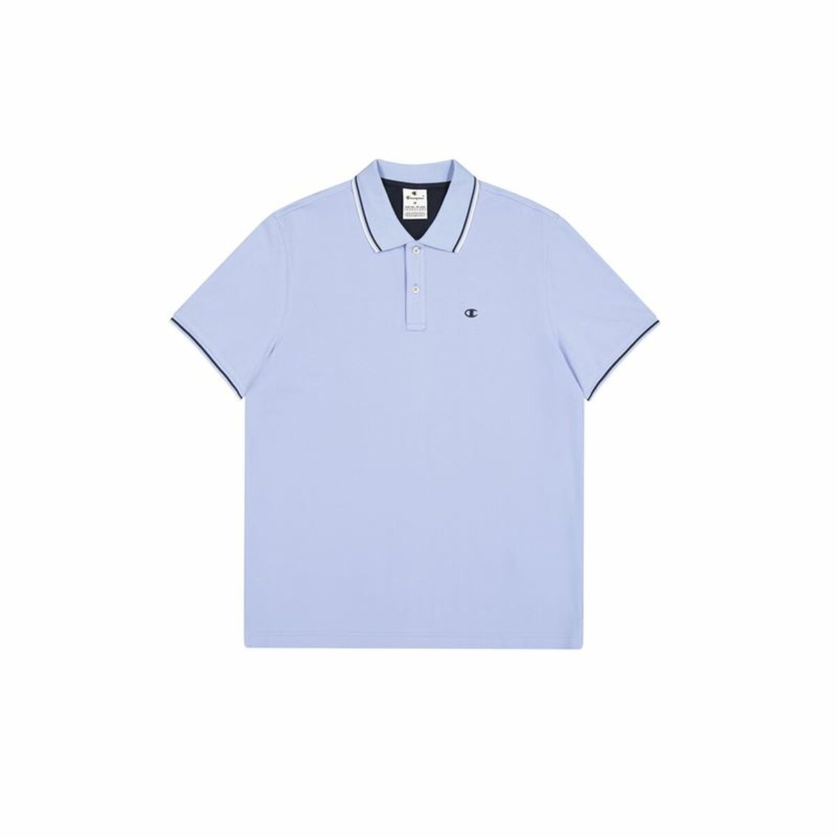 Mens Short Sleeve Polo Shirt Champion Violet Mens Short Sleeve Polo Shirt Champion Violet