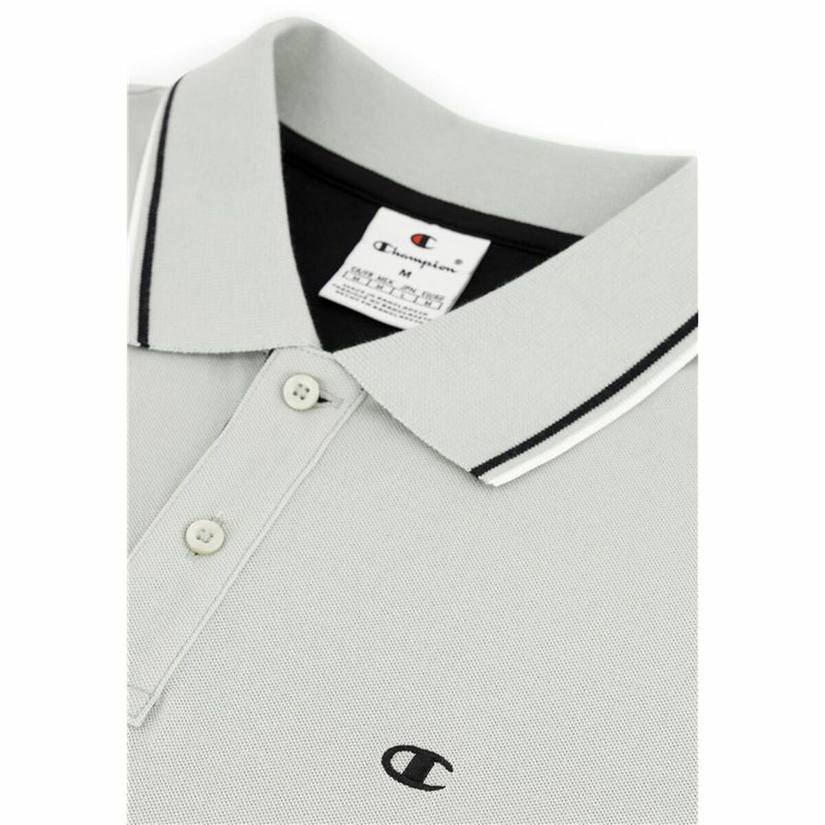 Mens Short Sleeve Polo Shirt Champion White