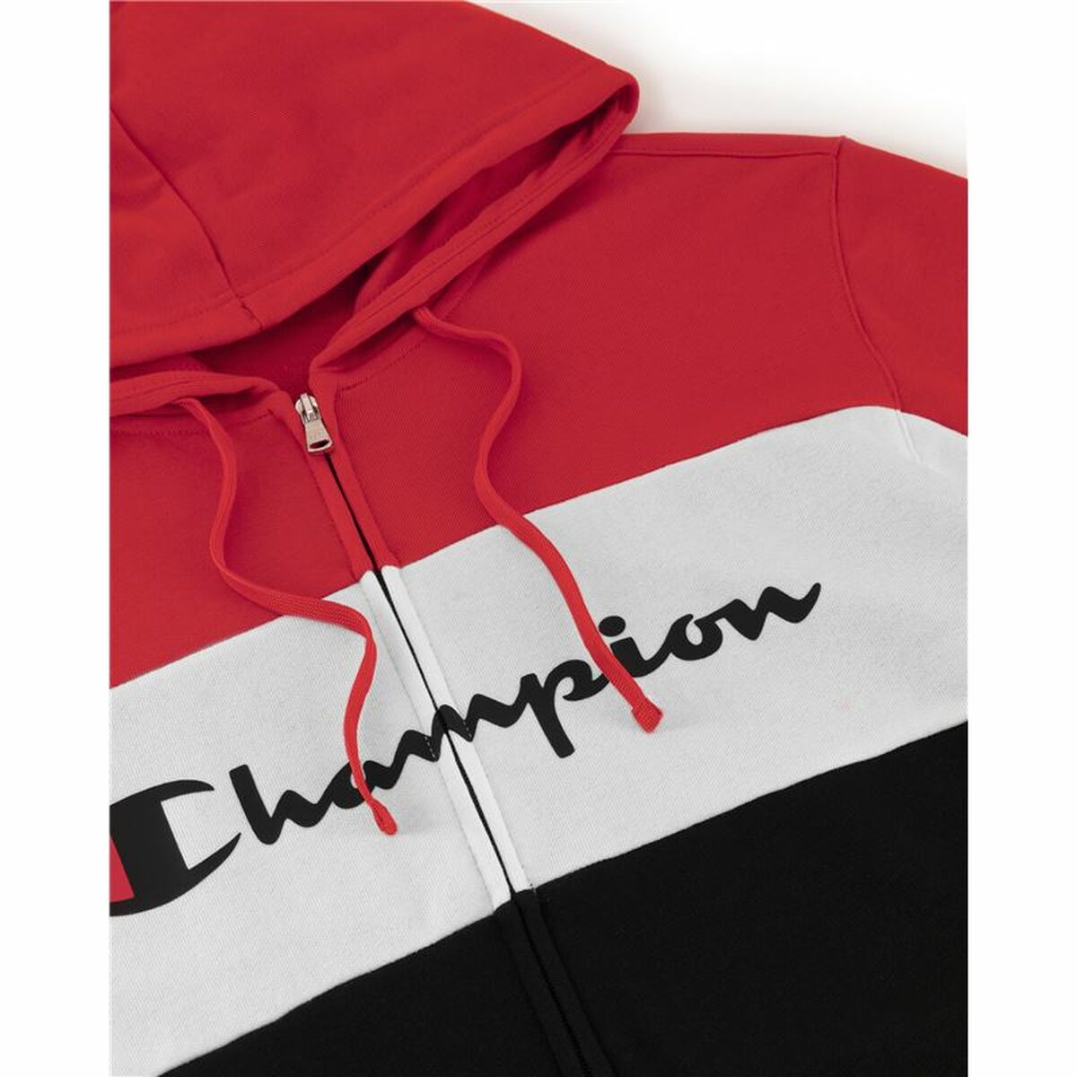 Tracksuit for Adults Champion Champion Full Zip Suit Black Red Men