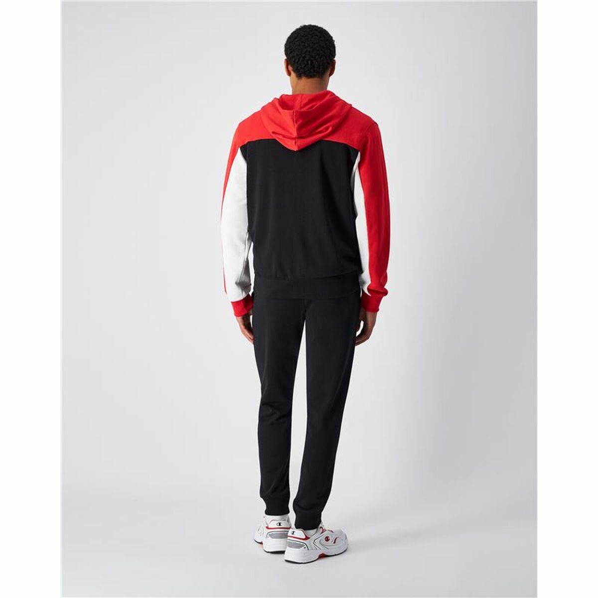 Tracksuit for Adults Champion Champion Full Zip Suit Black Red Men