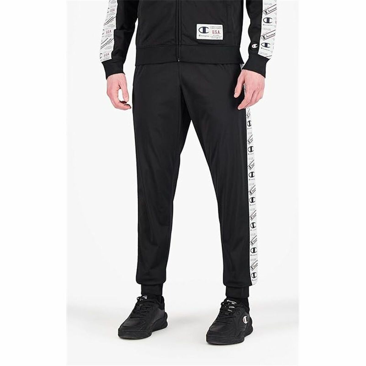 Trousers Champion Rib Cuff Black
