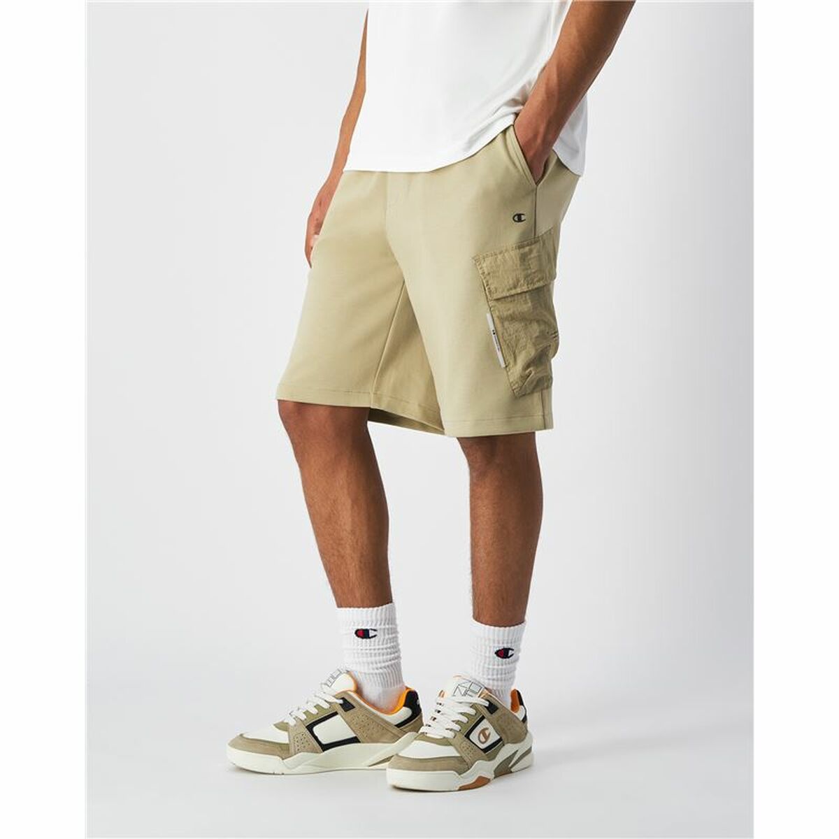 Men’s Shorts Champion 220832-MS093 Beige (L)