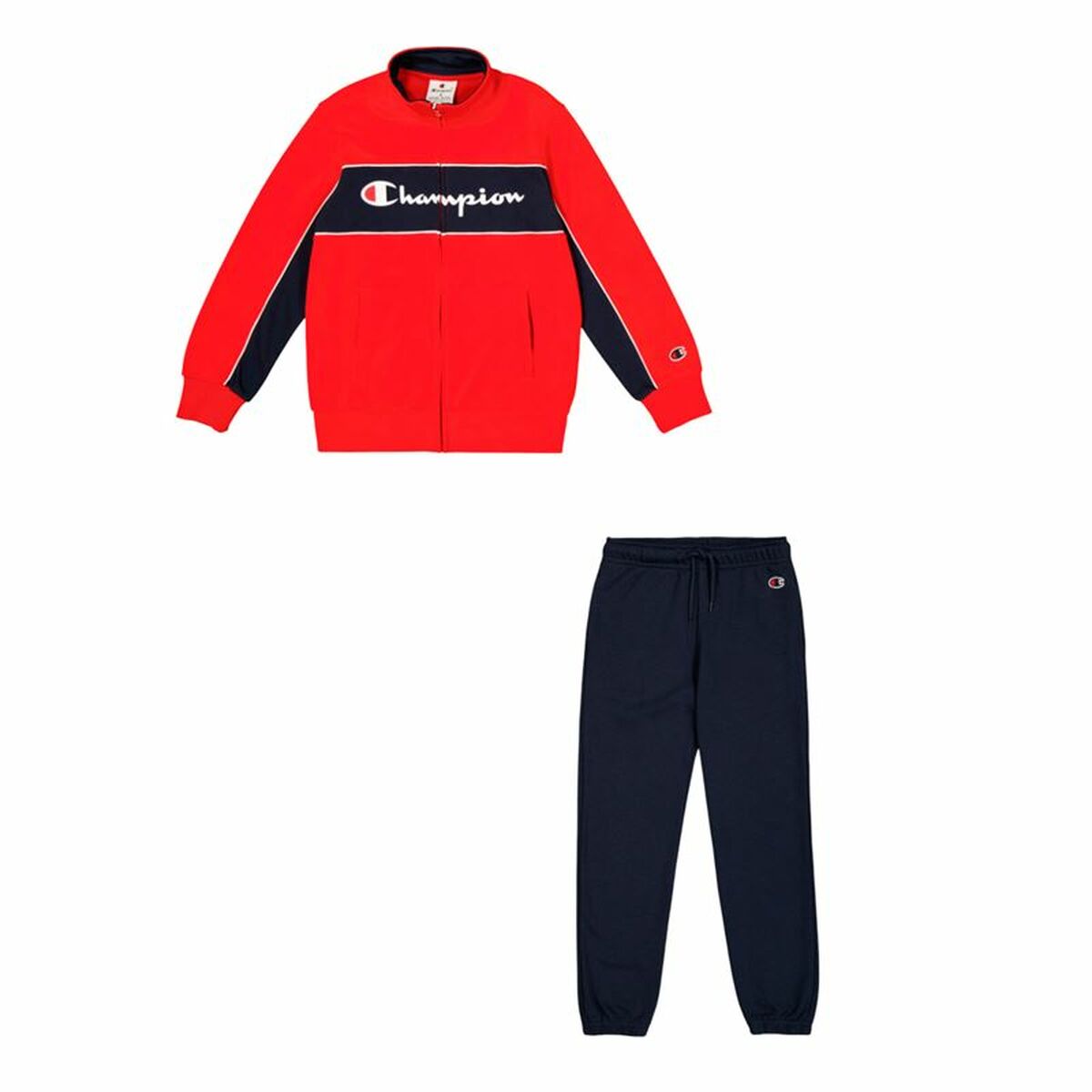 Children’s Tracksuit Champion Full Zip Suit Red Children’s Tracksuit Champion Full Zip Suit Red