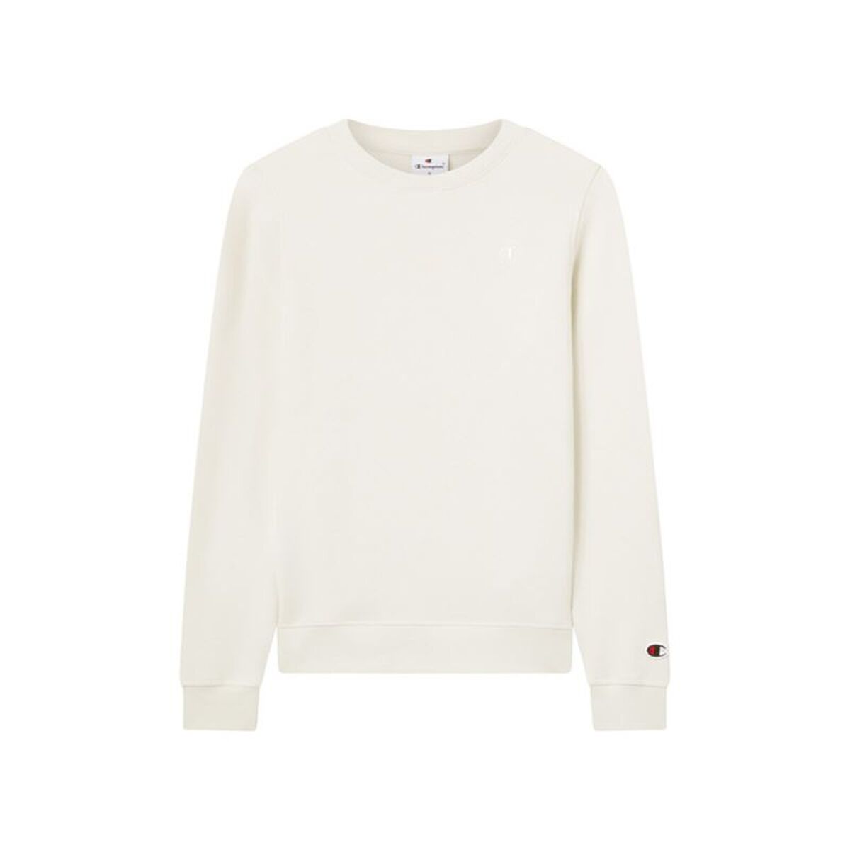 Women’s Sweatshirt without Hood Champion Icons Tonal White Women’s Sweatshirt without Hood Champion Icons Tonal White