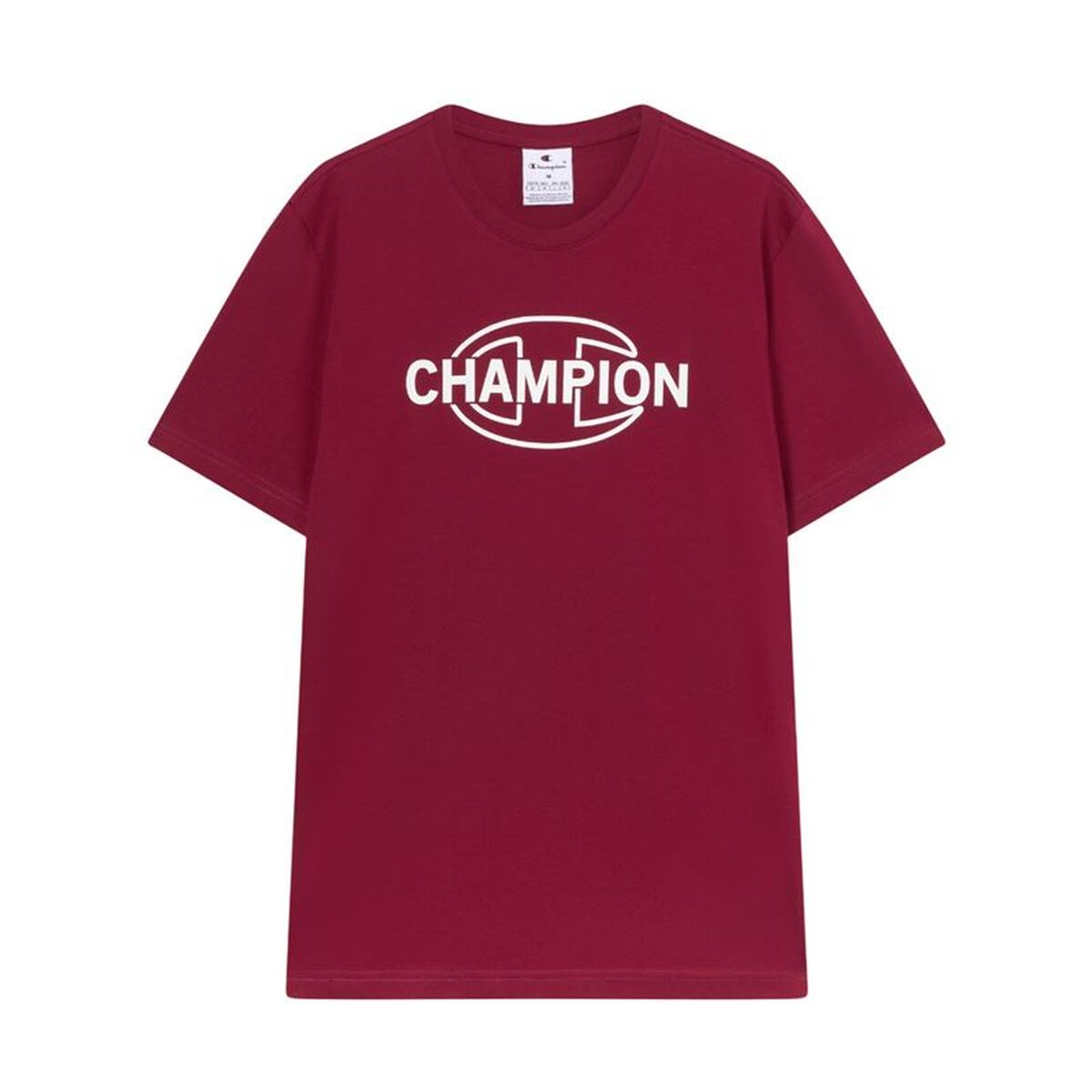 Men’s Short Sleeve T-Shirt Champion Graphic Shop Dark Red Men’s Short Sleeve T-Shirt Champion Graphic Shop Dark Red