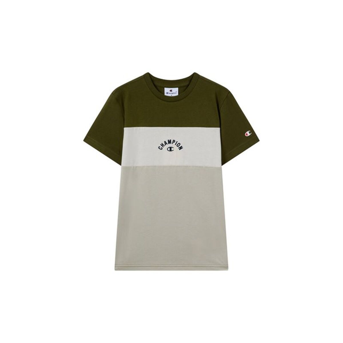 Child’s Short Sleeve T-Shirt Champion Icons Plus Olive Child’s Short Sleeve T-Shirt Champion Icons Plus Olive