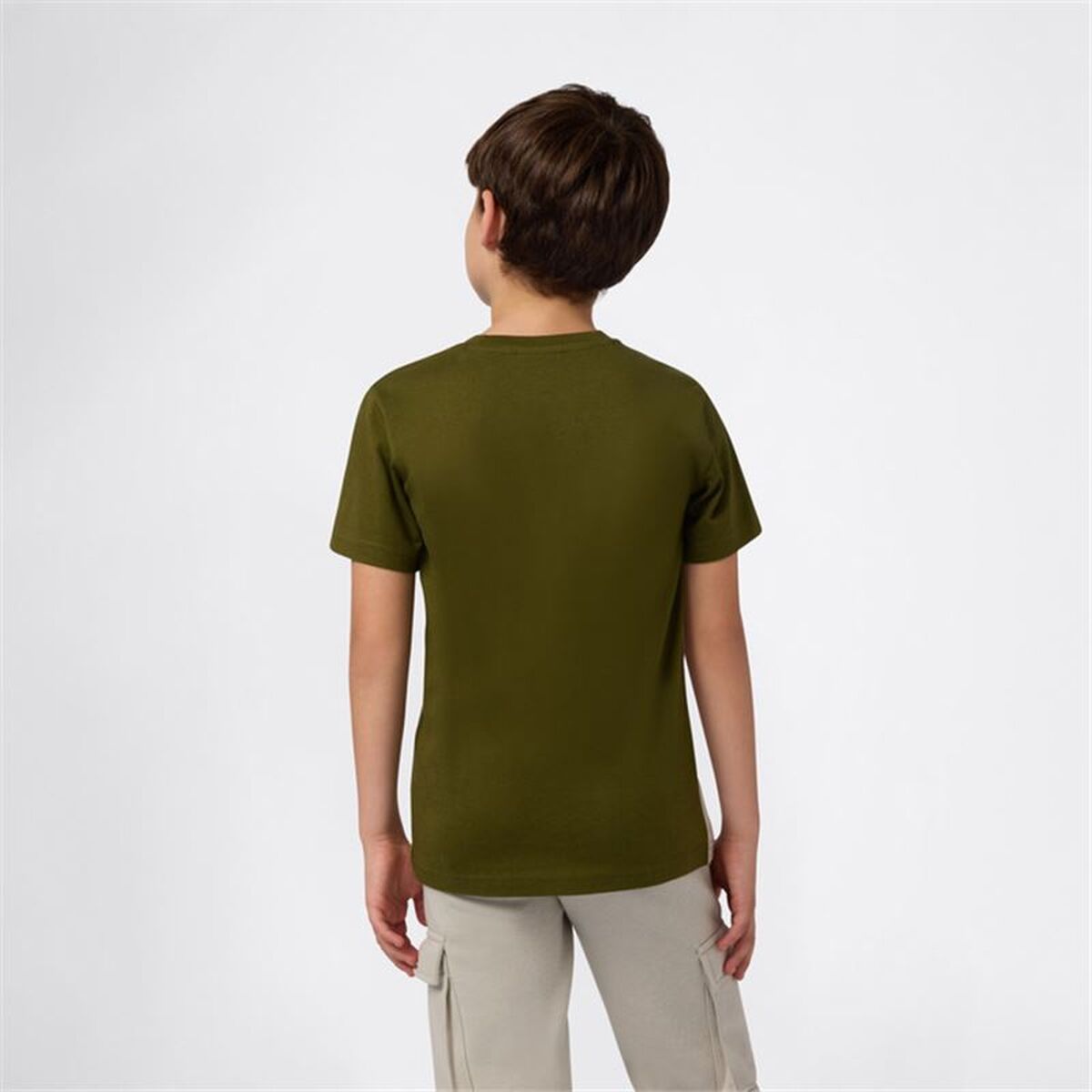 Child’s Short Sleeve T-Shirt Champion Icons Plus Olive