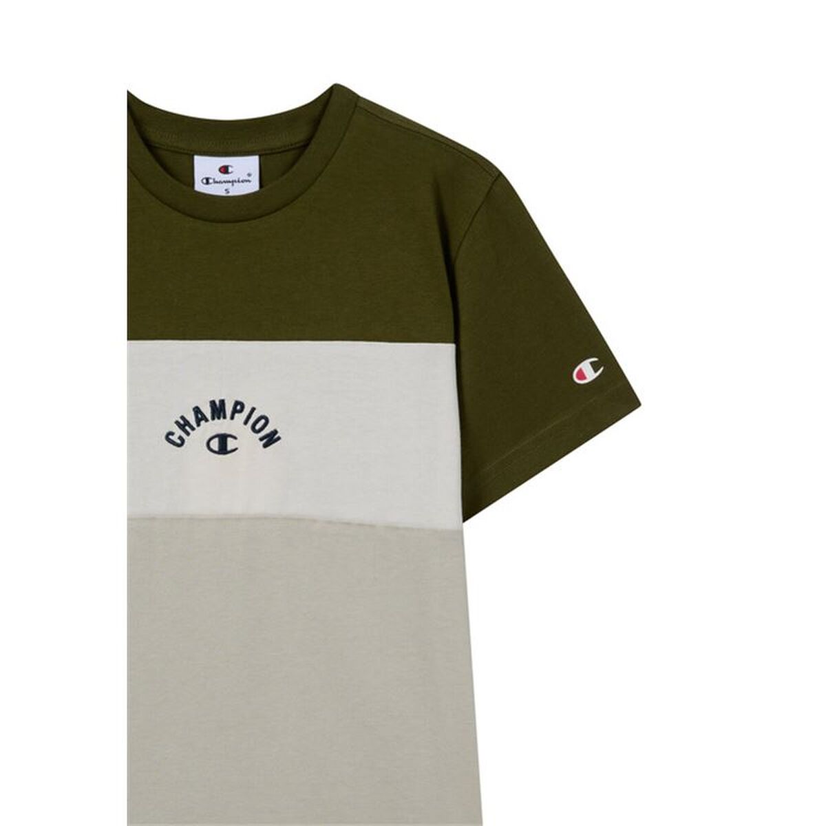 Child’s Short Sleeve T-Shirt Champion Icons Plus Olive