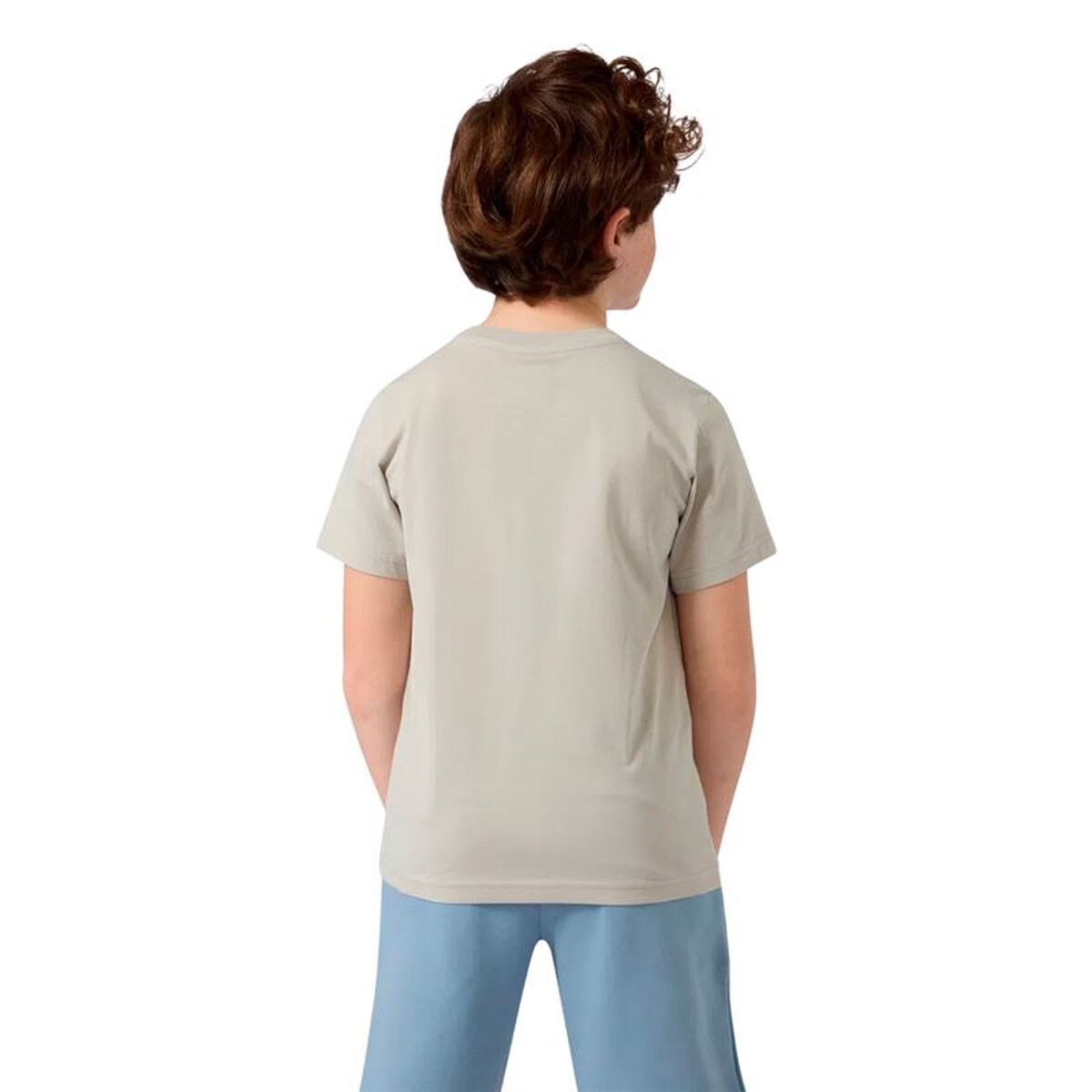 Child’s Short Sleeve T-Shirt Champion Icons Contrast Beige