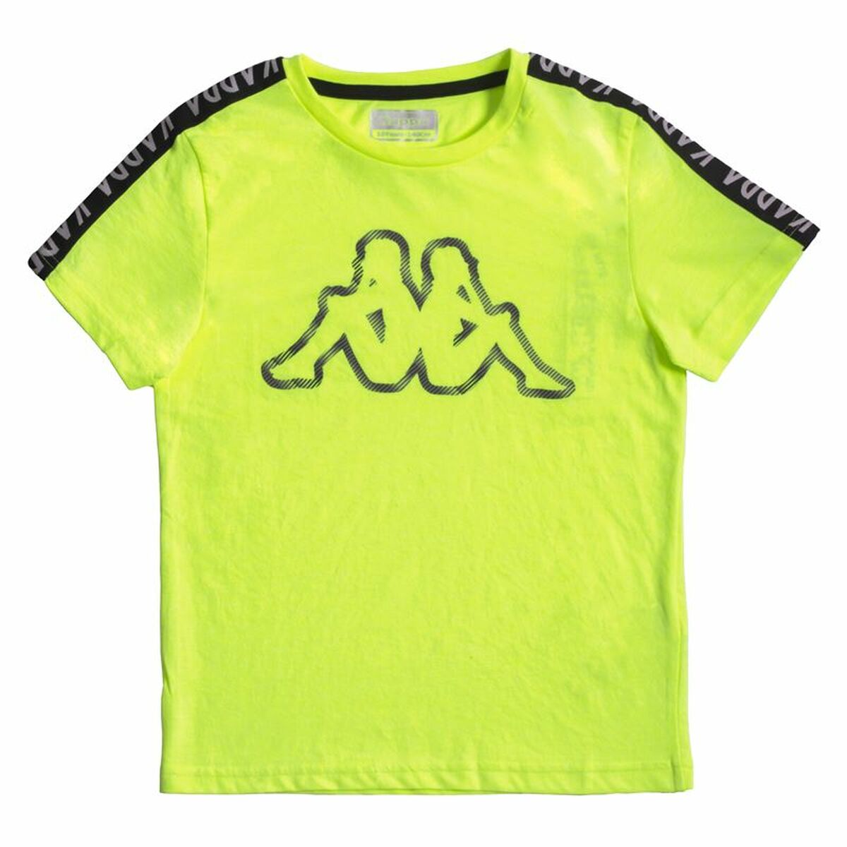 Child’s Short Sleeve T-Shirt Kappa Skappa K Lime green Child’s Short Sleeve T-Shirt Kappa Skappa K Lime green