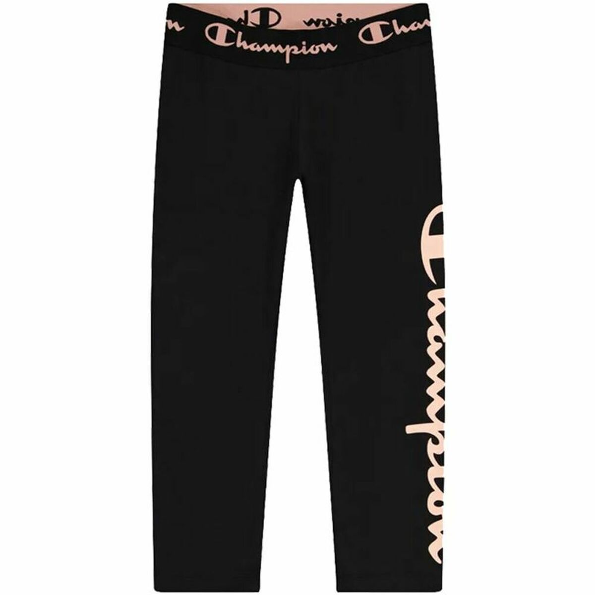 Sport leggings for Women Champion Quick-Dry Script Logo Crop Black Sport leggings for Women Champion Quick-Dry Script Logo Crop Black