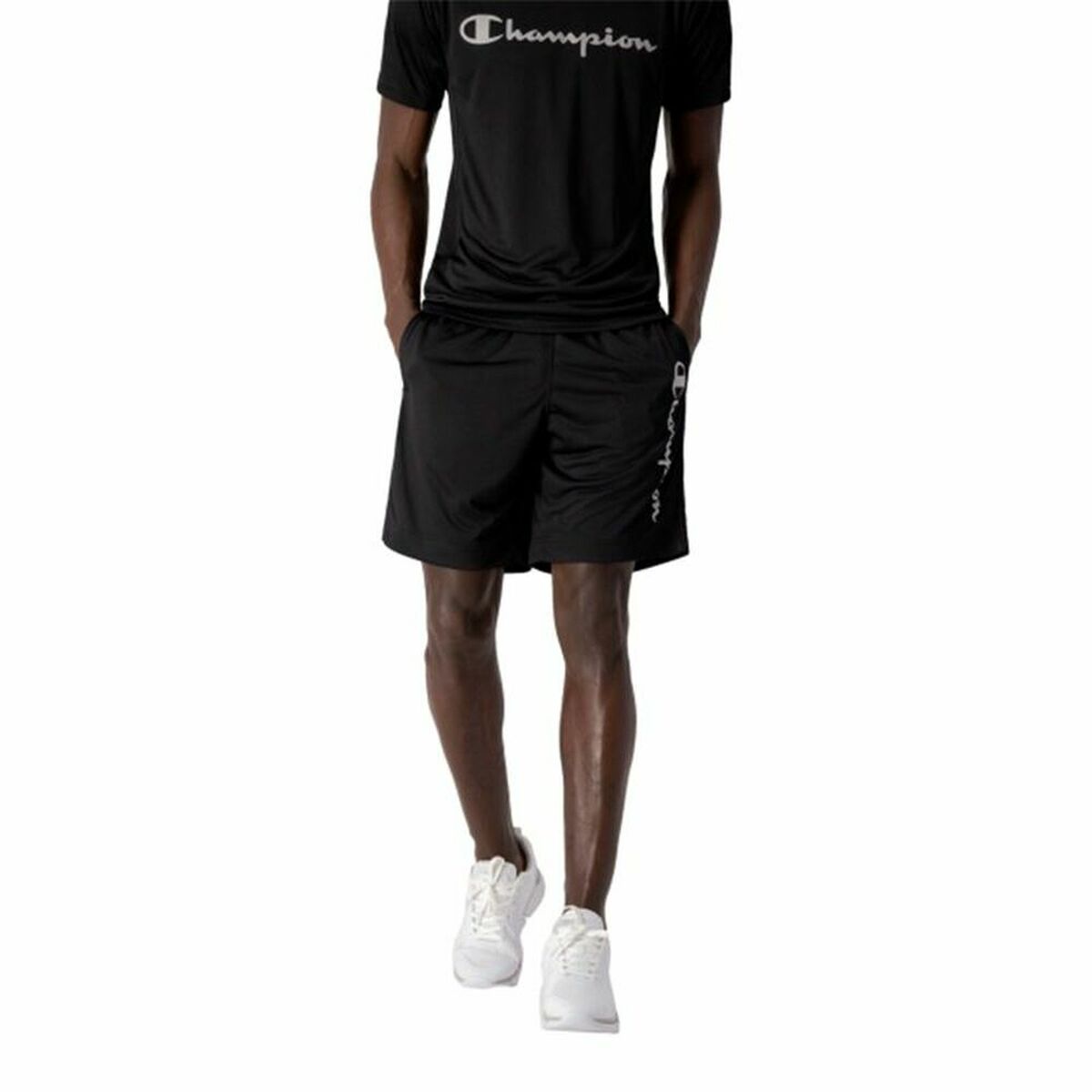 Men’s Sports Shorts Champion Script Logo