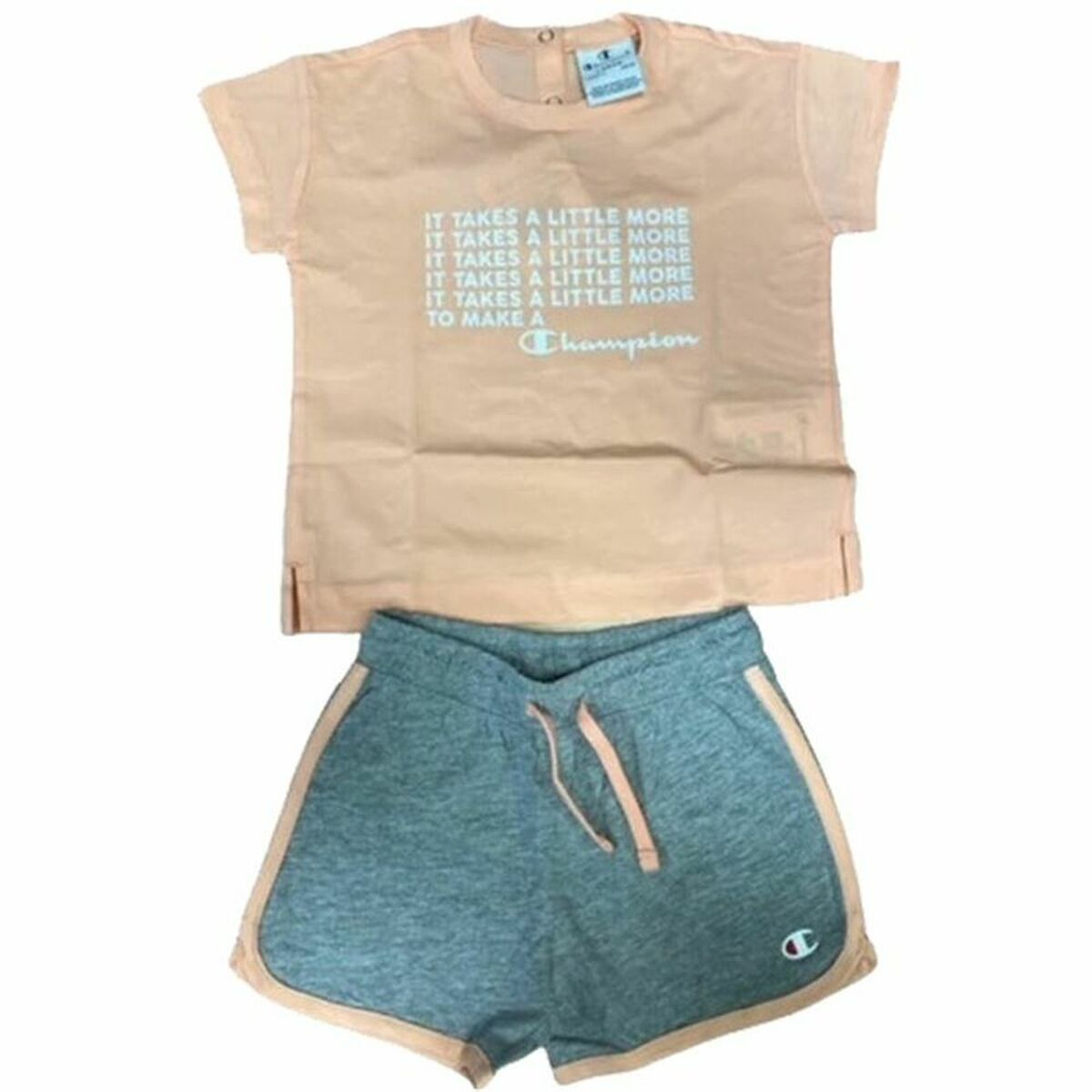 Children’s Sports Outfit Champion Baby Beige Beige Children’s Sports Outfit Champion Baby Beige Beige