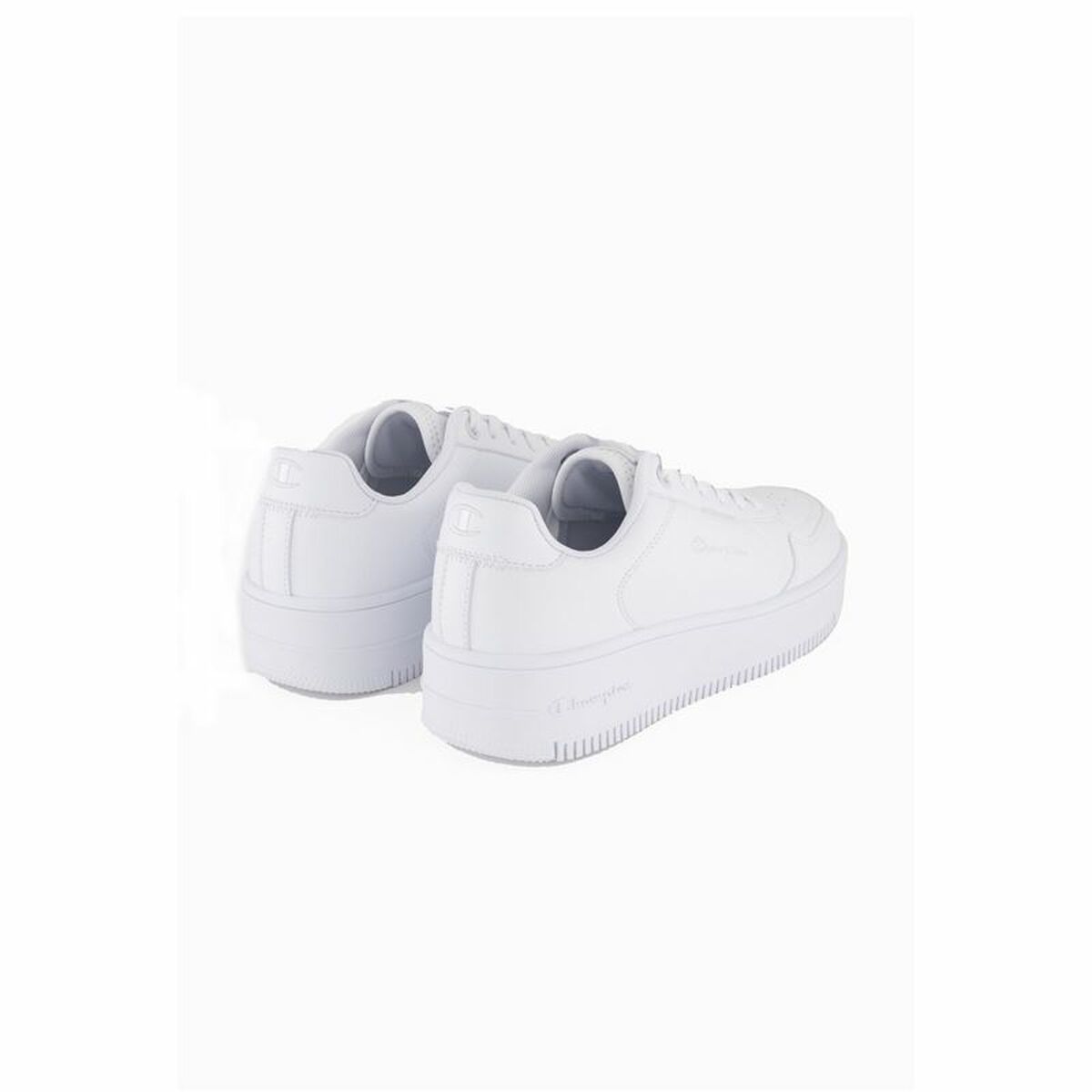 Sports Trainers for Women Champion Rebound Platform Low White
