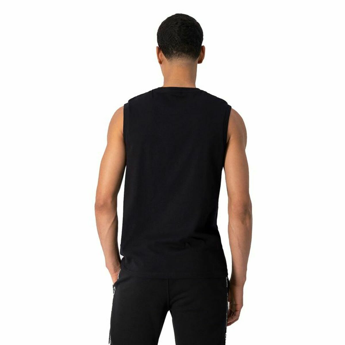 Men’s Sleeveless T-shirt Champion Crewneck Black