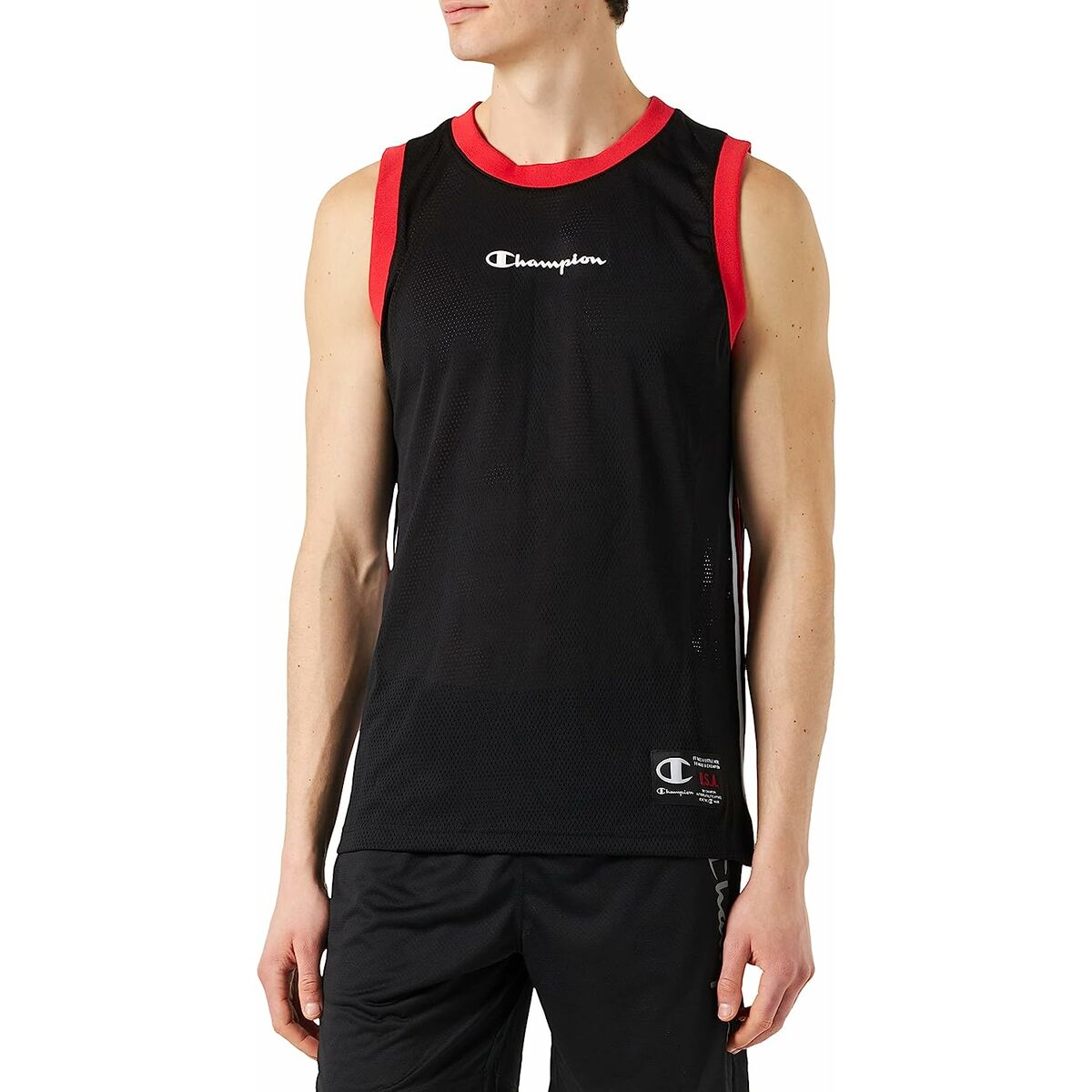Men’s Sleeveless T-shirt Champion Tank Top Black