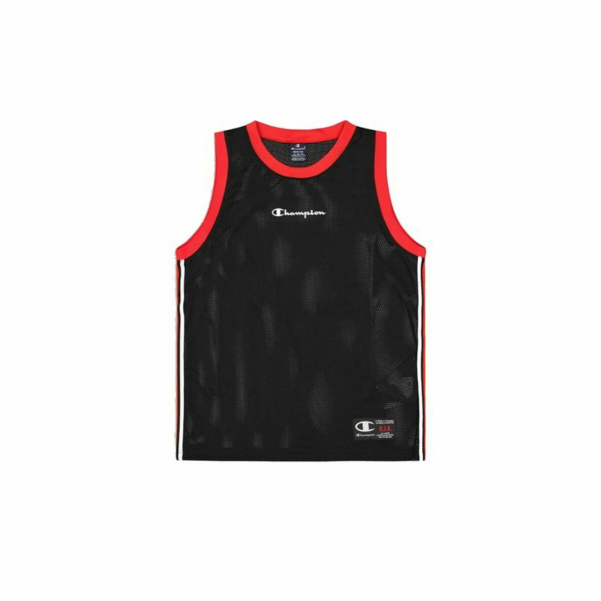Men’s Sleeveless T-shirt Champion Tank Top Black Men’s Sleeveless T-shirt Champion Tank Top Black