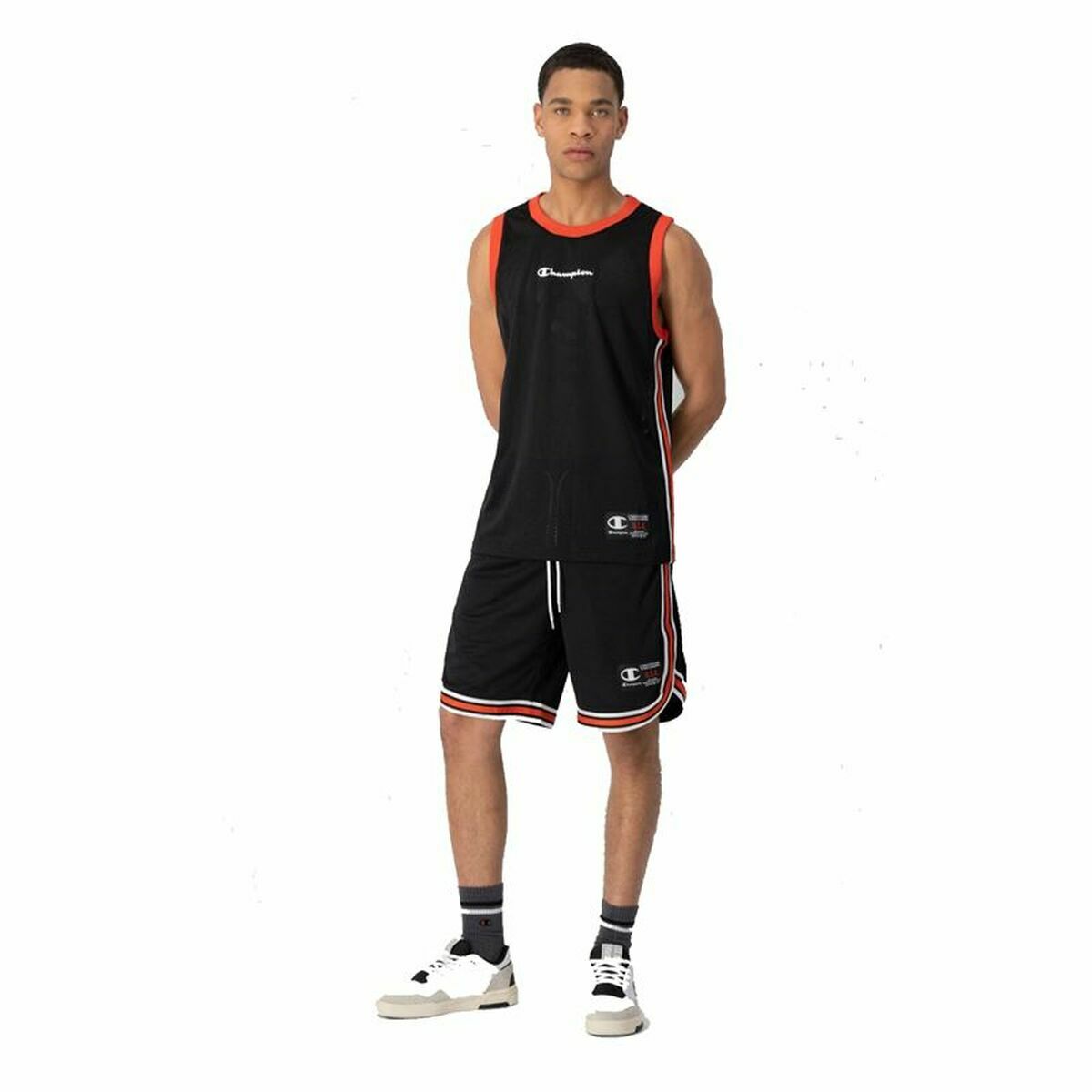 Men’s Sleeveless T-shirt Champion Tank Top Black