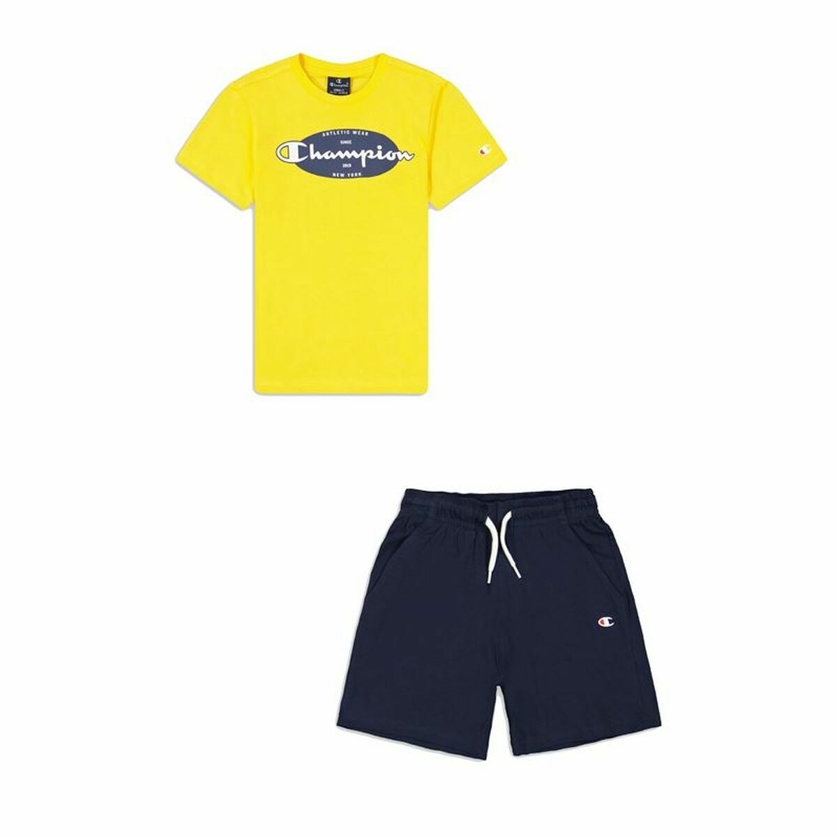 Children’s Sports Outfit Champion Yellow 2 Pieces