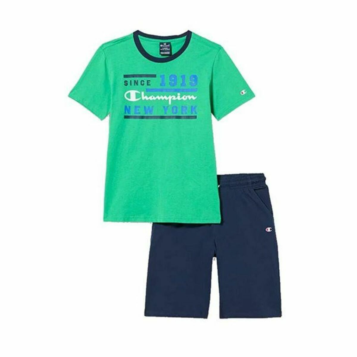 Children’s Sports Outfit Champion Green 2 Pieces Lime green