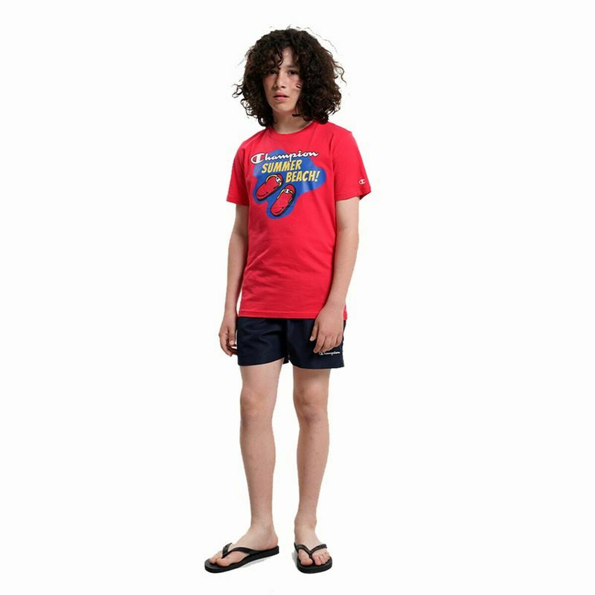 Children’s Sports Outfit Champion Red 2 Pieces