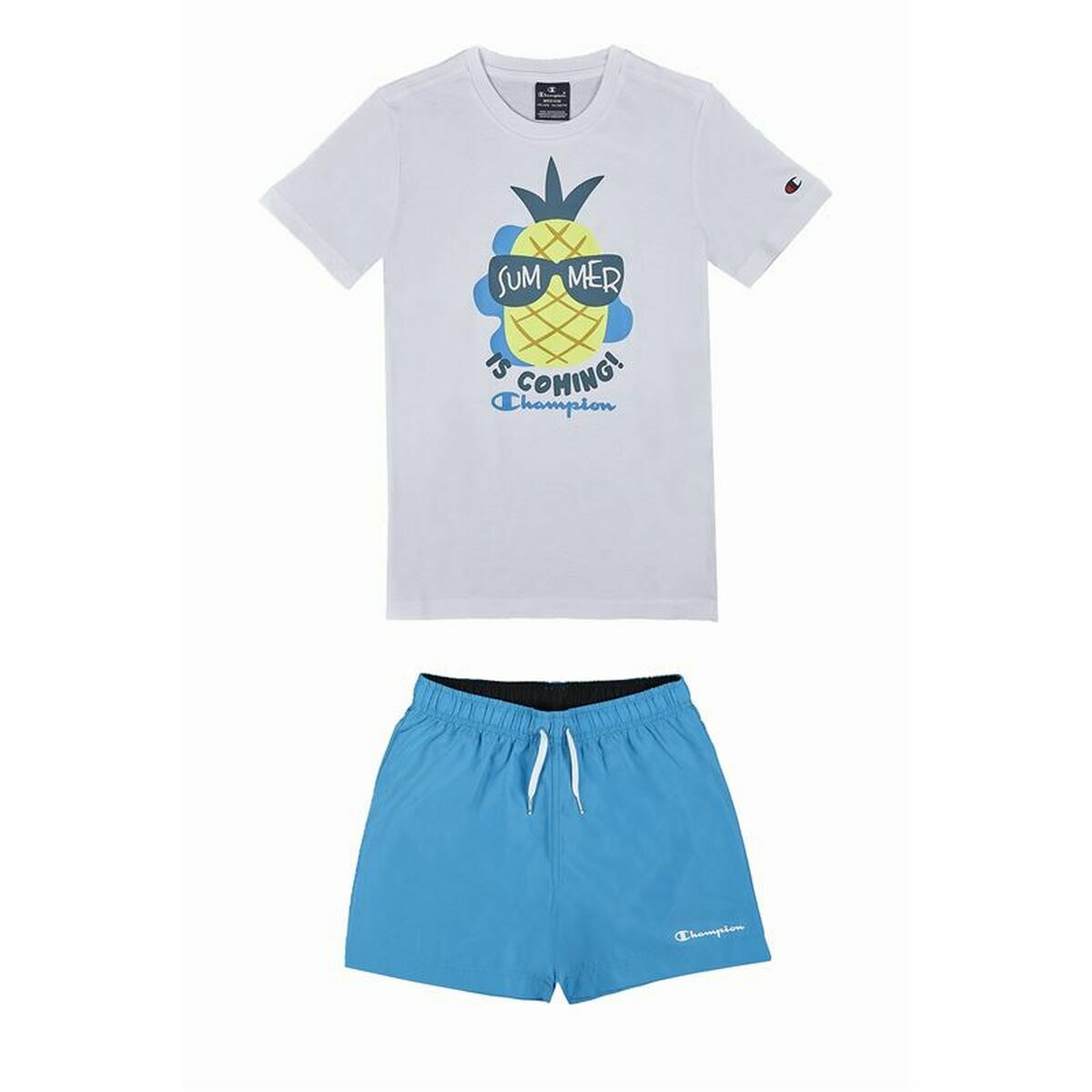 Children’s Sports Outfit Champion White 2 Pieces Children’s Sports Outfit Champion White 2 Pieces
