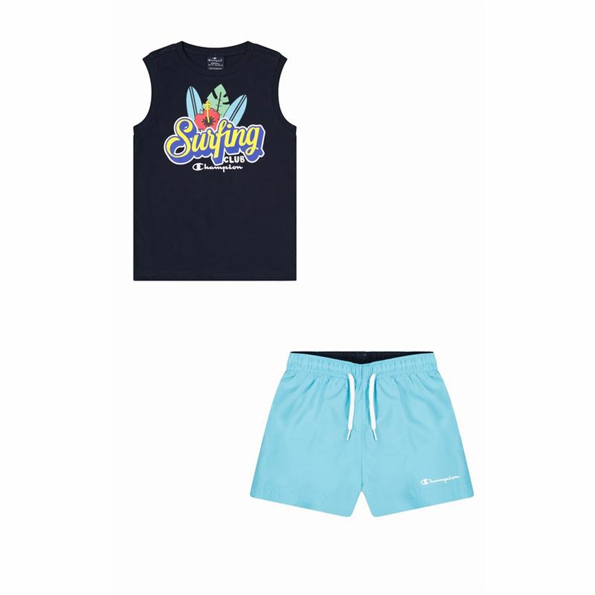 Children’s Sports Outfit Champion Blue 2 Pieces Children’s Sports Outfit Champion Blue 2 Pieces