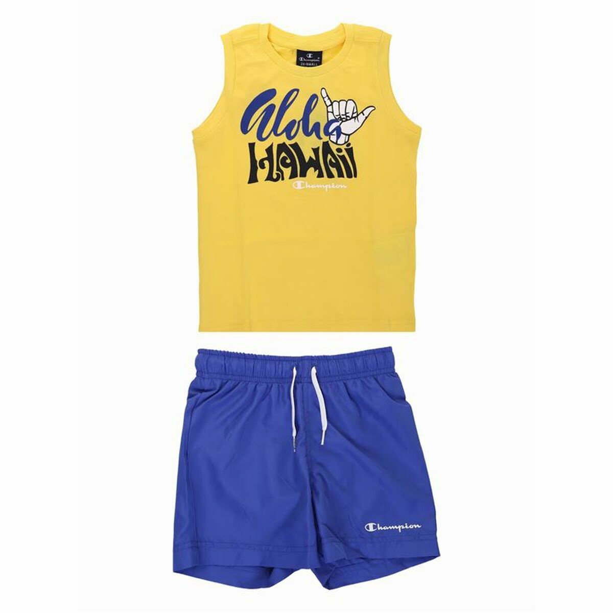 Children’s Sports Outfit Champion Yellow 2 Pieces