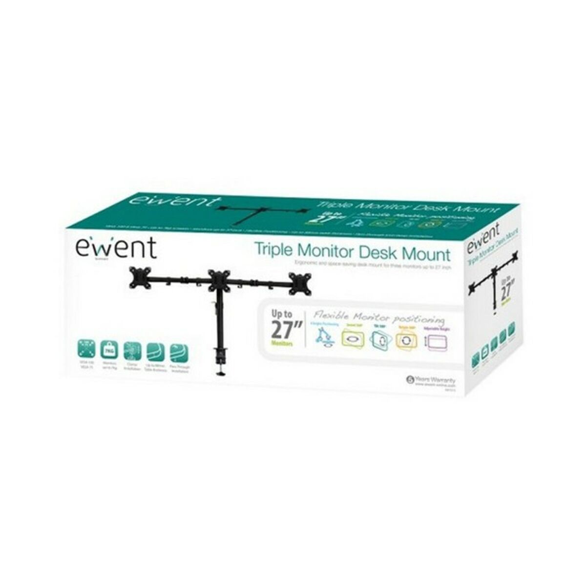 TV Mount Ewent EW1513 13″-27″ Black TV Mount Ewent EW1513 13″-27″ Black