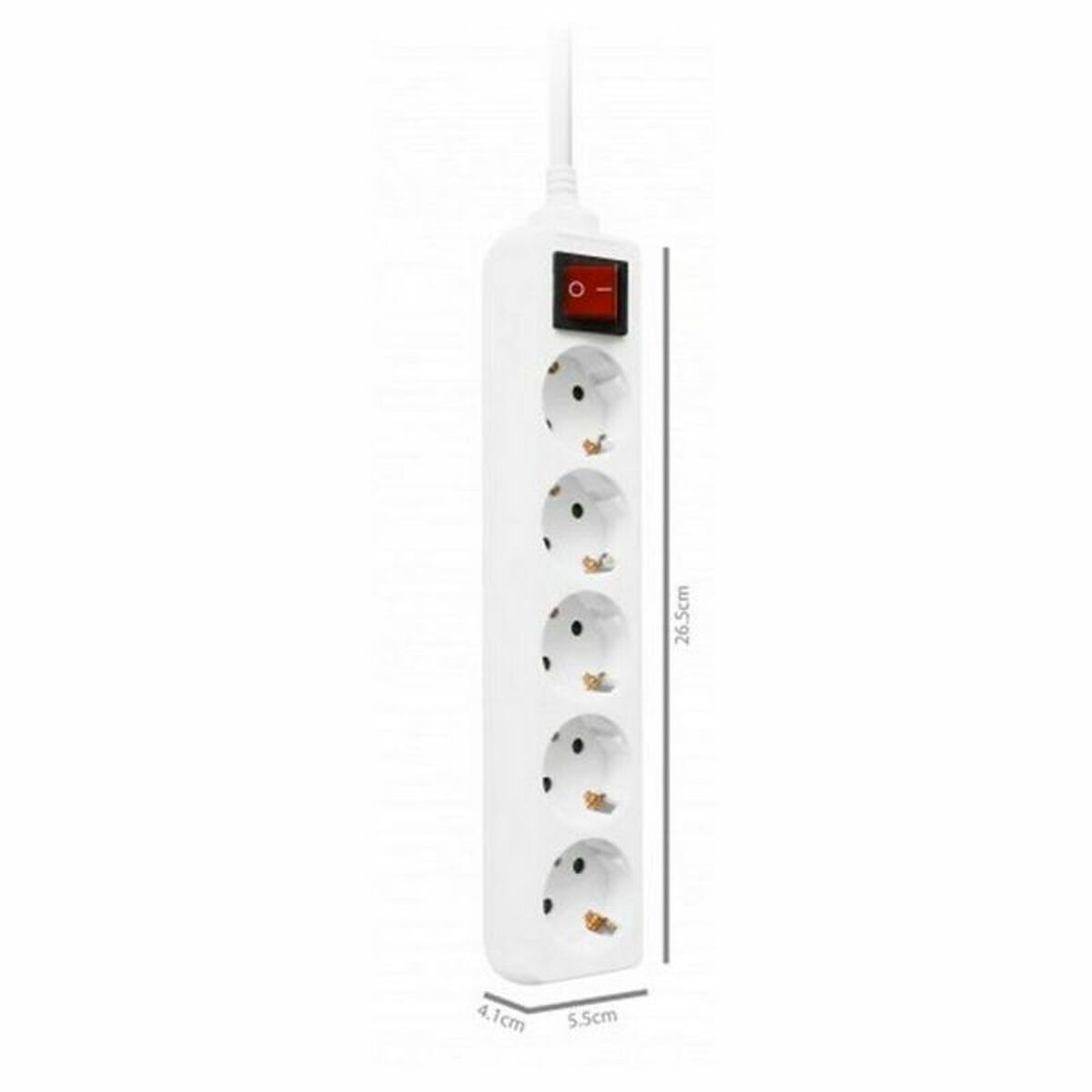Power Socket – 5 sockets with Switch Ewent EW3916 (1,5 m)
