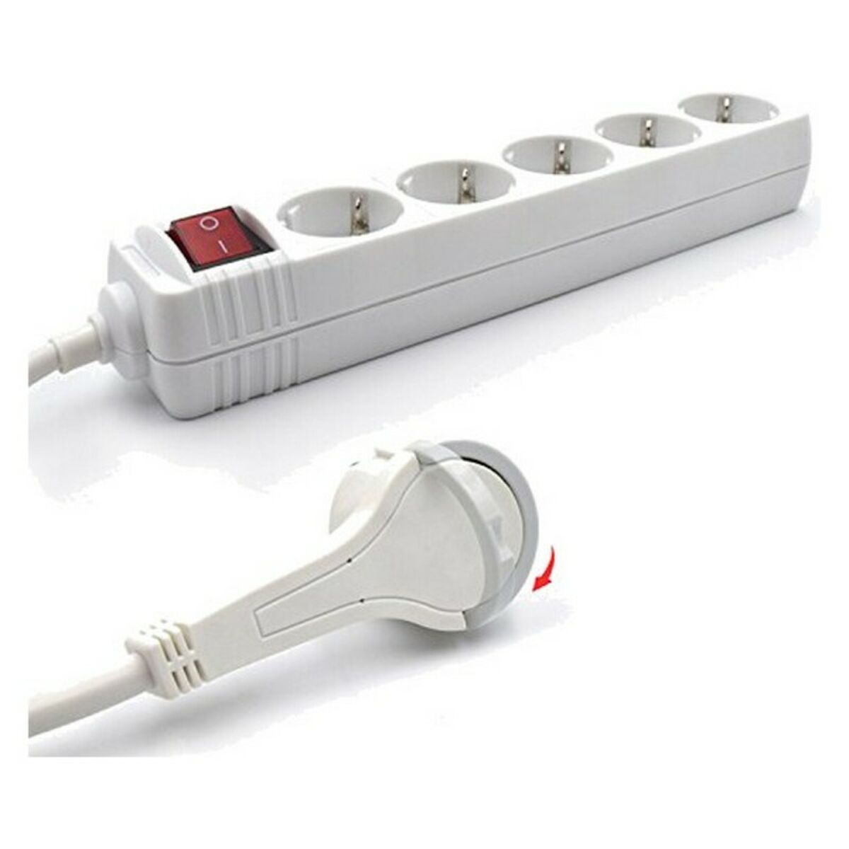 Power Socket – 5 sockets with Switch Ewent EW3955 1,5 m (1,5 m) Power Socket – 5 sockets with Switch Ewent EW3955 1,5 m (1,5 m)