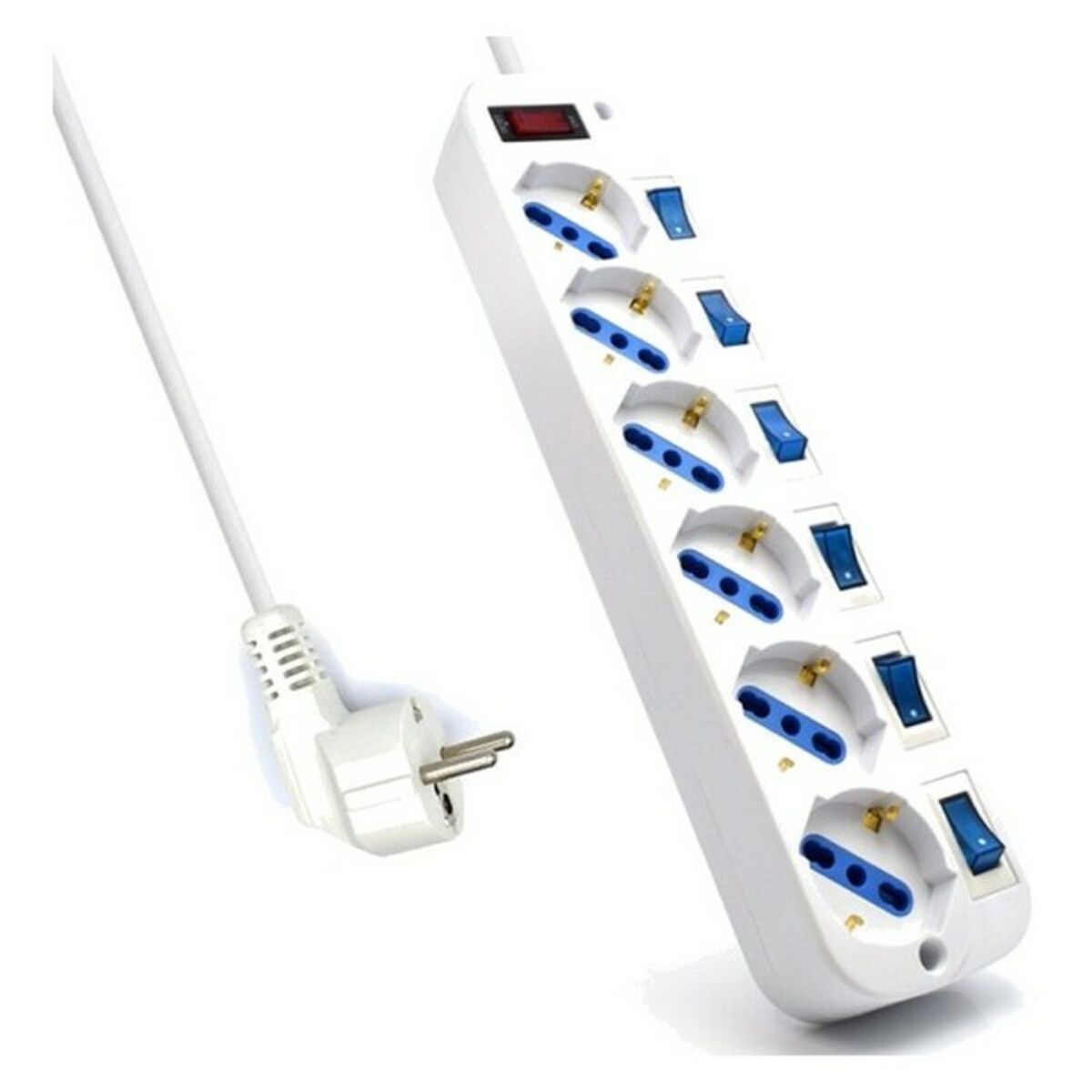 Power Socket – 6 Sockets with Switch Ewent EW3932-3M 3500W (3 m)