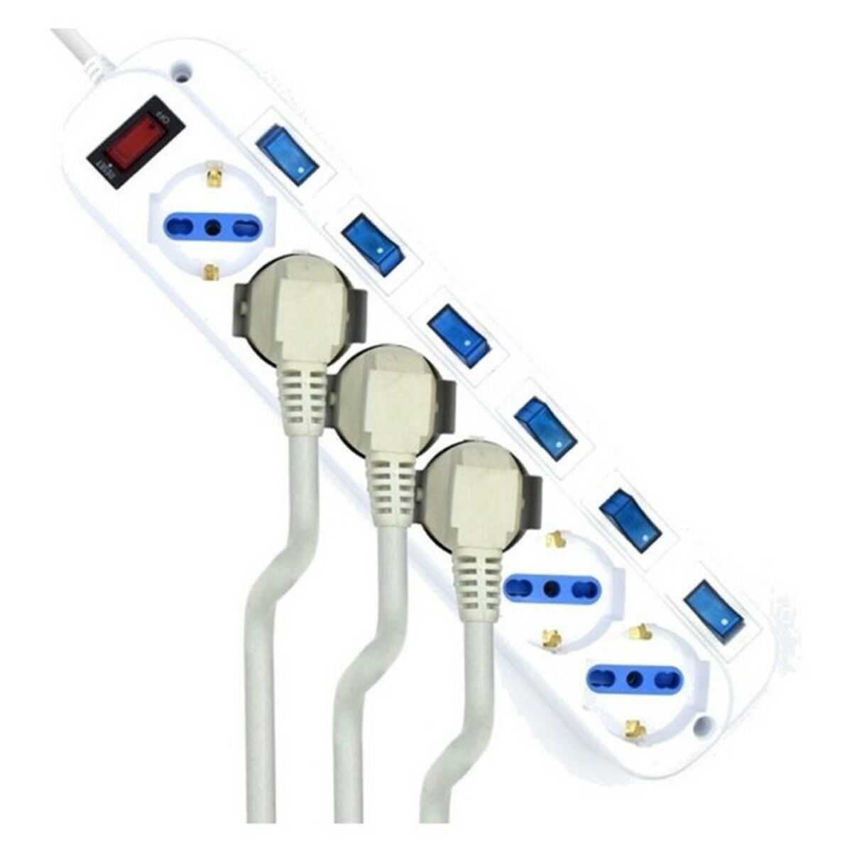 Power Socket – 6 Sockets with Switch Ewent EW3932-3M 3500W (3 m)