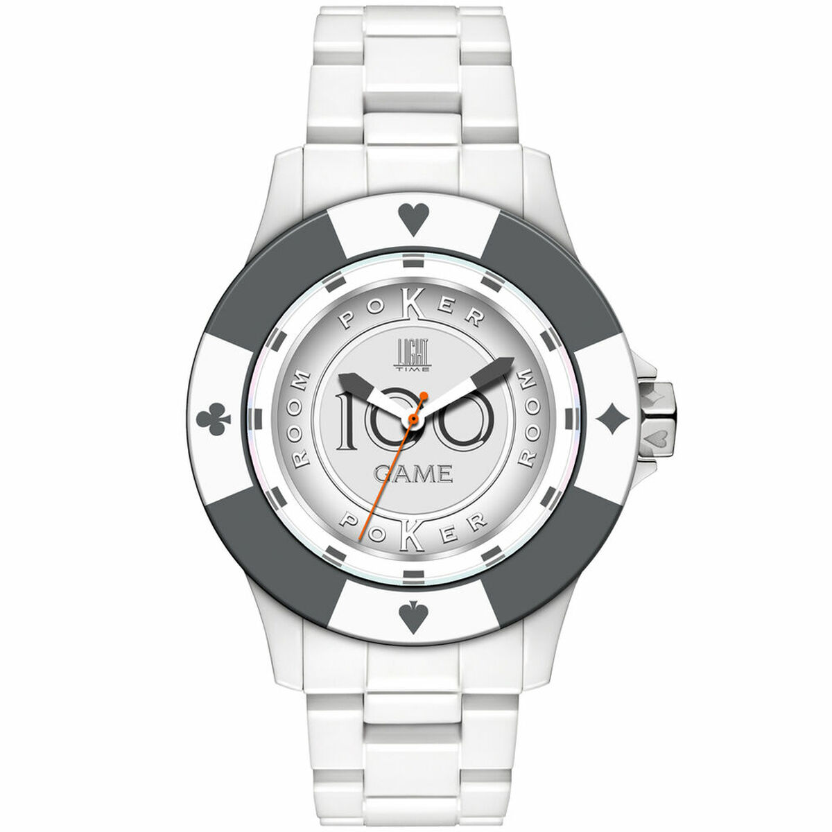 Unisex Watch Light Time POKER ( 41 mm)