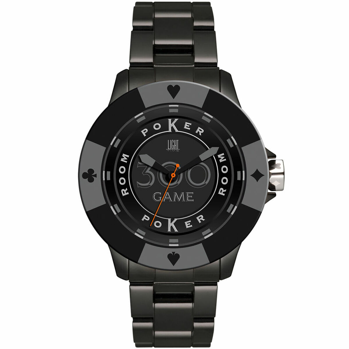 Unisex Watch Light Time POKER ( 41 mm)