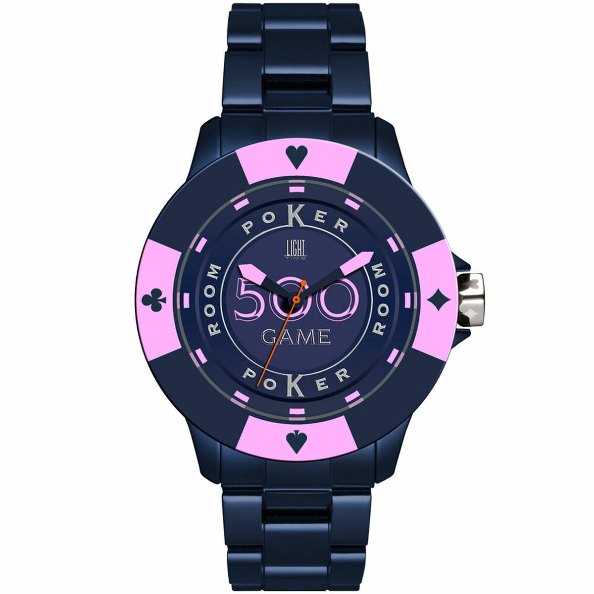 Unisex Watch Light Time POKER ( 41 mm)