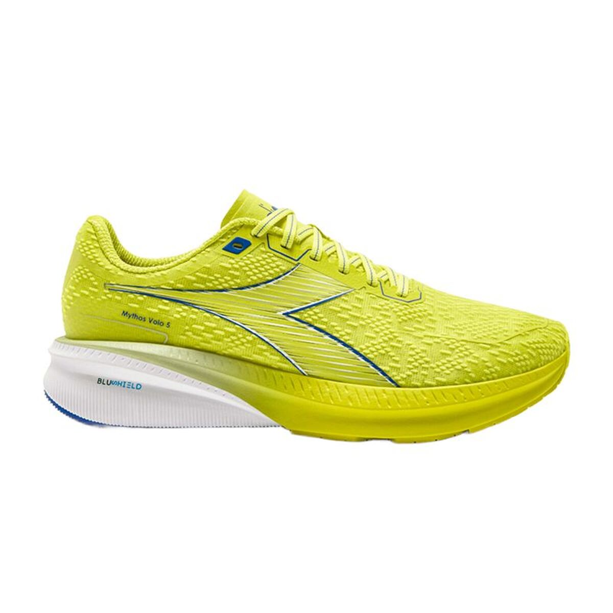 Running Shoes for Adults Diadora Mythos Blushield Volo 5 Yellow Running Shoes for Adults Diadora Mythos Blushield Volo 5 Yellow