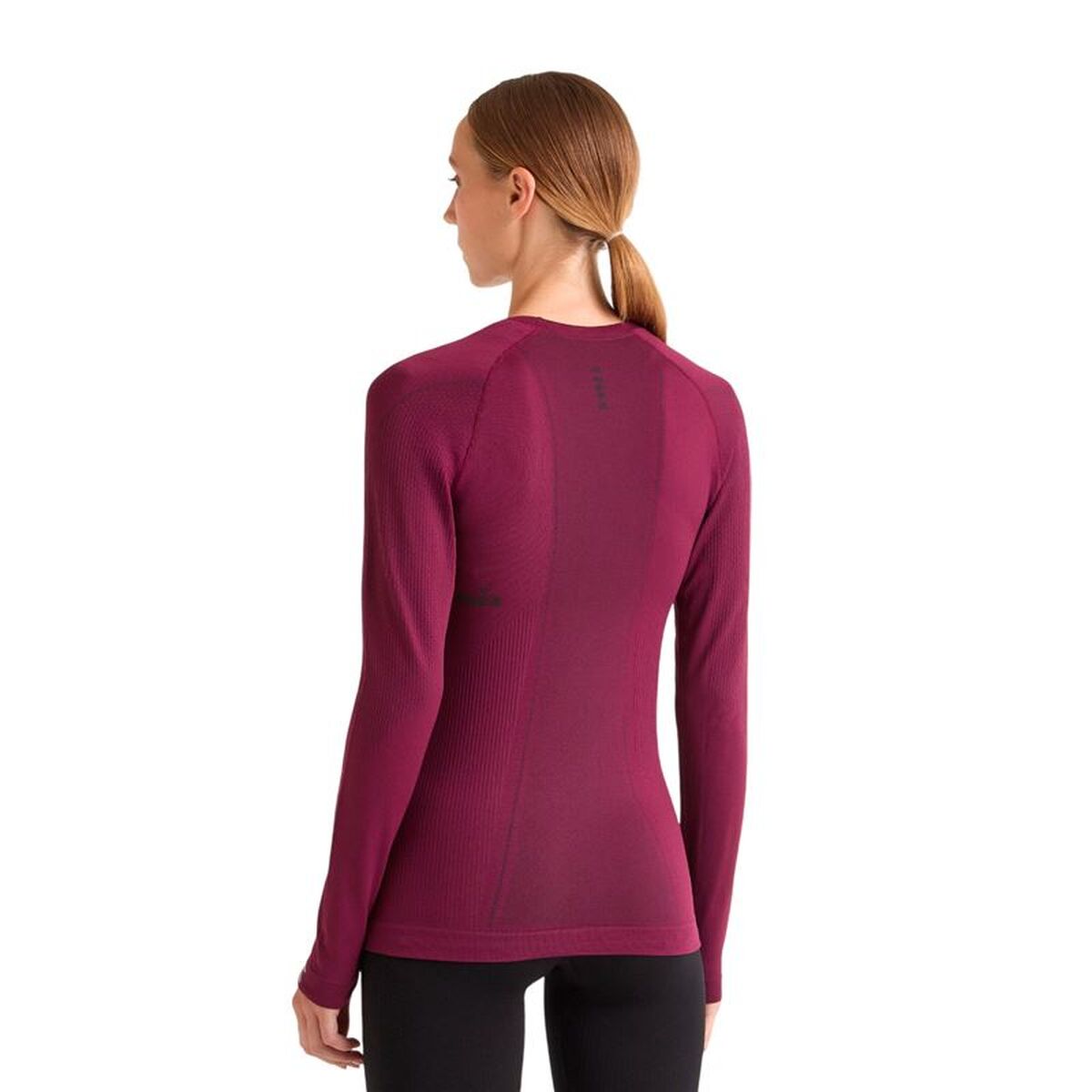 Women’s long sleeve T-shirt Diadora Stratozero Brown Running