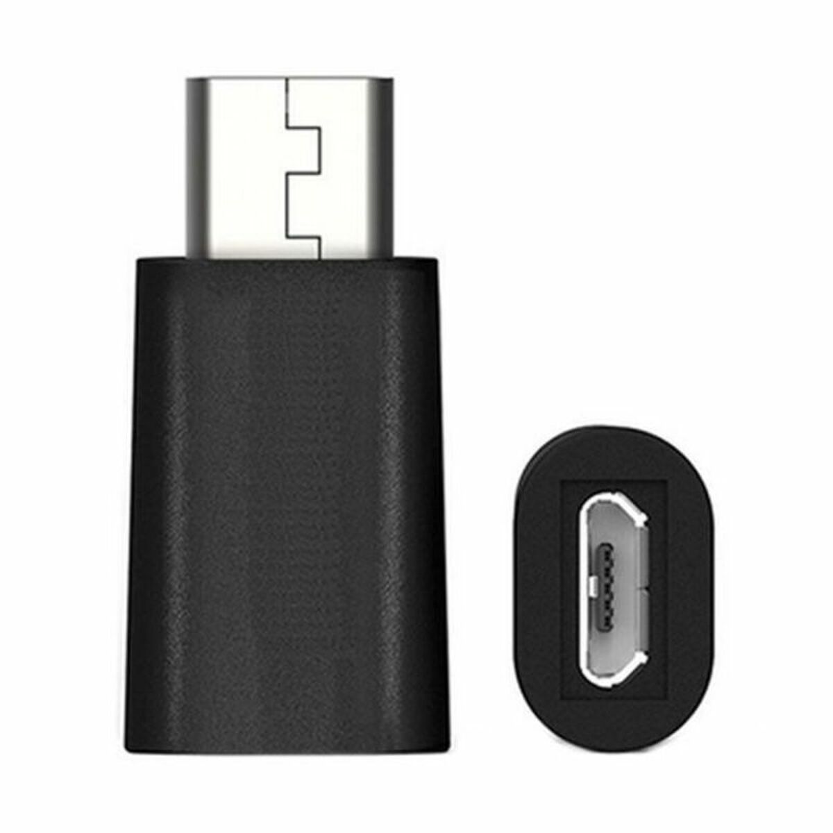 USB C to Micro USB 2.0 Adapter Ewent EW9645 5V Black USB C to Micro USB 2.0 Adapter Ewent EW9645 5V Black