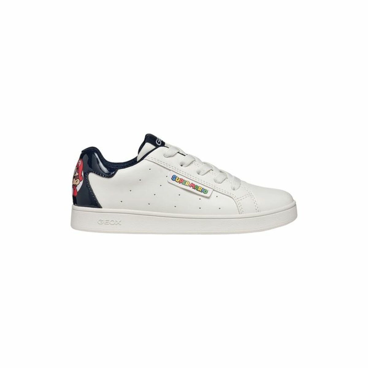 Casual Trainers Geox Eclyper White Navy Blue Casual Trainers Geox Eclyper White Navy Blue