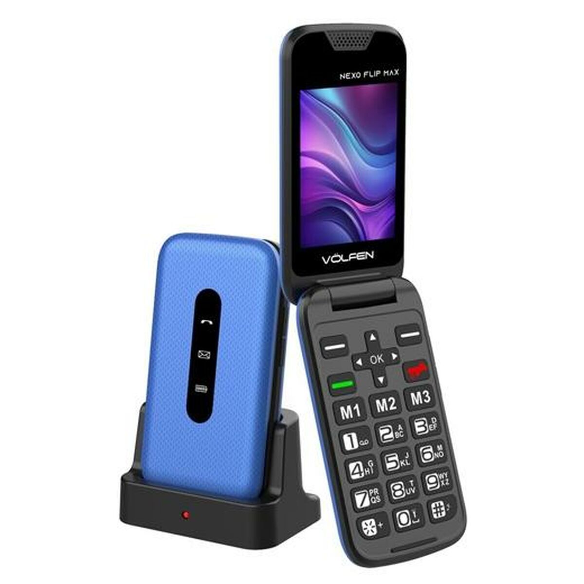Mobile telephone for older adults Volfen Nexo Flip 32 GB 64 MB RAM 2,8″