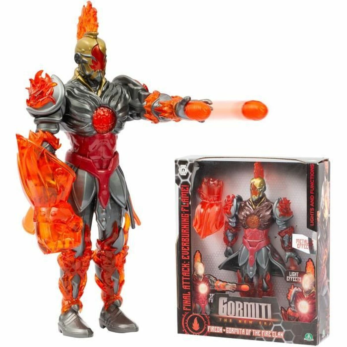 Jointed Figure Gormiti Fireon 27 cm