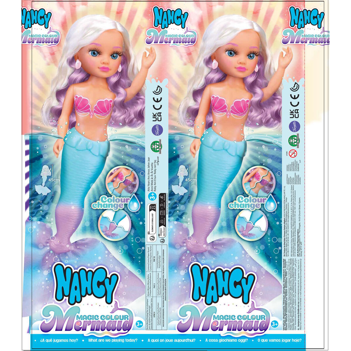 Doll Nancy Magic Colour Mermaid